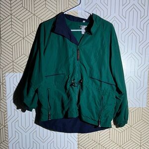 Activology Green and Navy Windbreaker Jacket